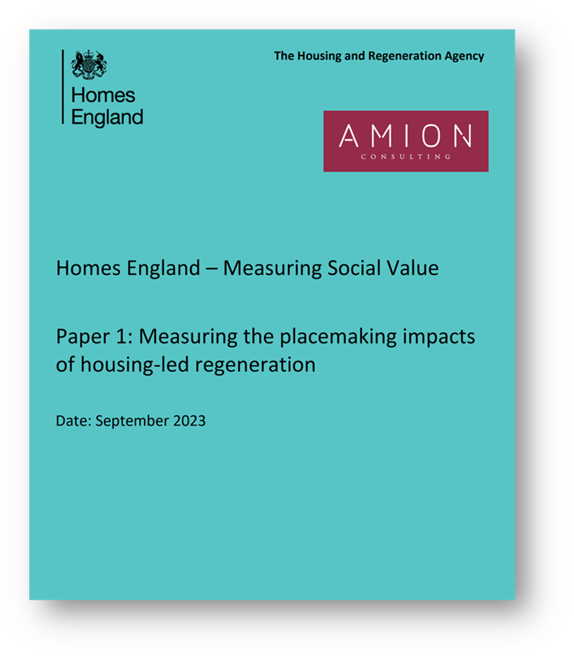 Homes England publish AMION research on housingled regeneration